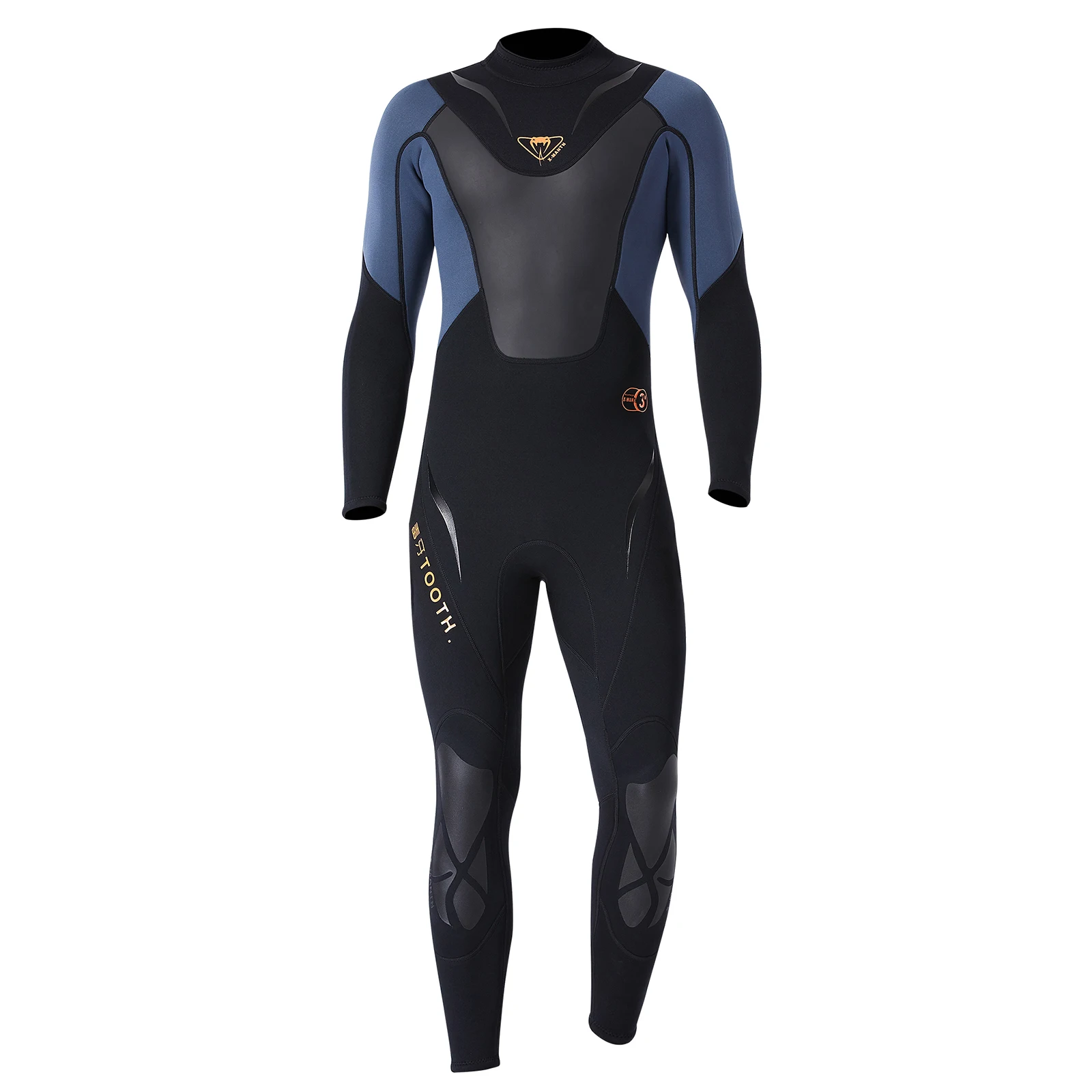 

2021 Summer New Men One-Piece The High Stretch Fabric of long Sleeve Wetsuit Swimsuit 3mm Neoprene Full Body Thermal Wetsuits