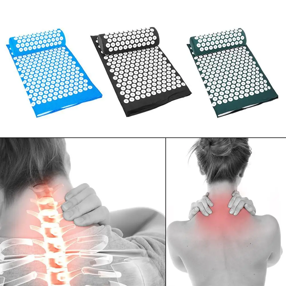 Детский коврик для спины и тела подушка ног массажный снятия стресса боли шейкер