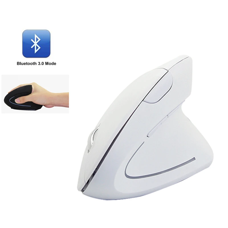 Эргономичная Вертикальная Мышь Беспроводной USB Перезаряжаемые игровая мышь 2 4G