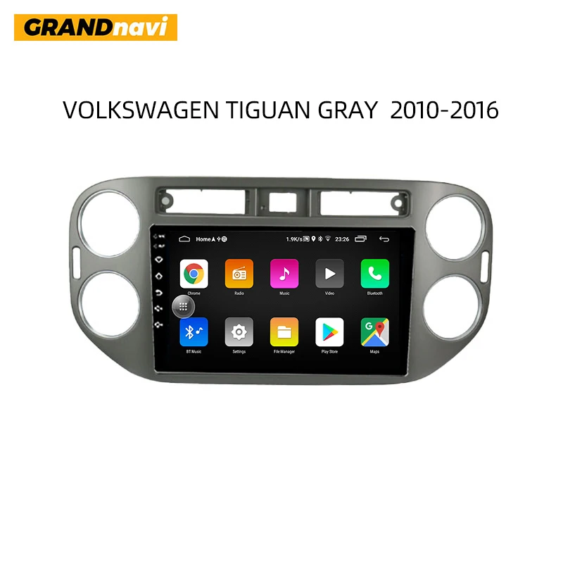 

AKAMATE Car Multimedia Player 2 Din Car Radio For Volkswagen Tiguan gray 2010-2016 CarPlay Auto Radio Bluetooth Navigation