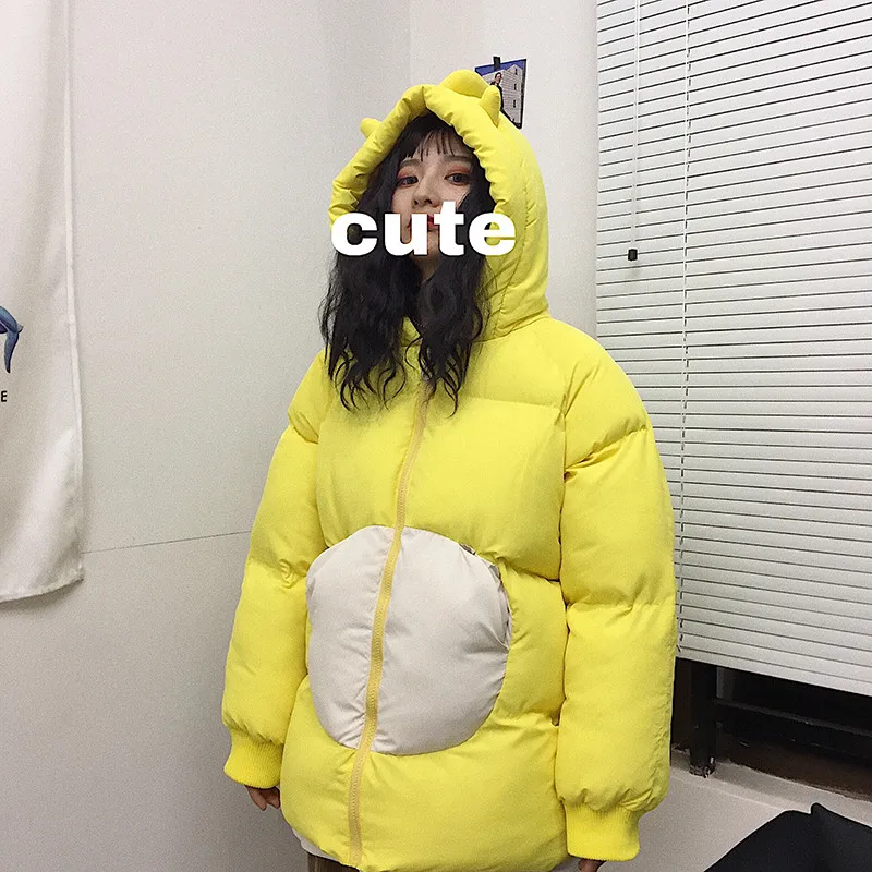 Женское пальто 2020 осень-зима Ins волнистые крылья Пузырьковые парные толстые