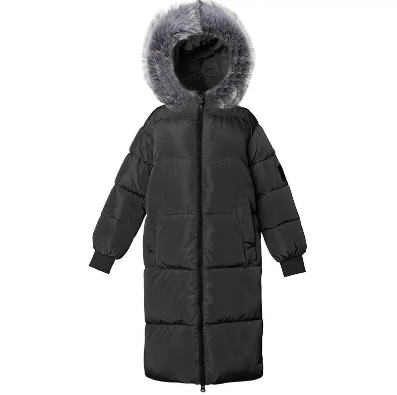 black 4 Большой Размер 7XL, женский пуховик, модное зимнее пальто, женские удлиненные парки, утолщенная теплая зимняя куртка, Женское пальто большого размера - Цвет: black 4