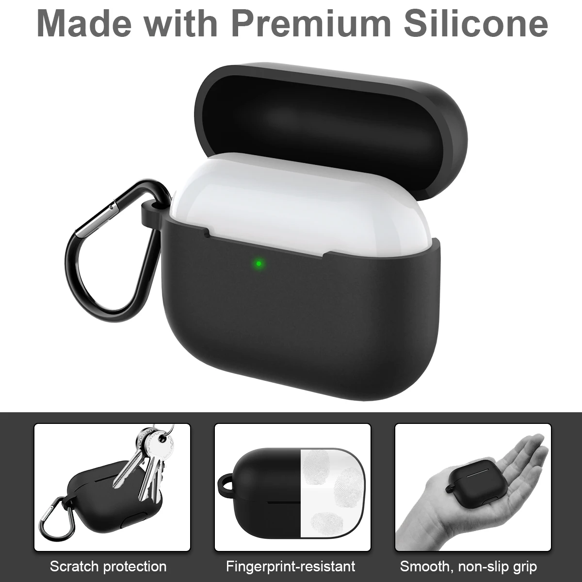 Для AirPods Pro Чехол 2019 Мягкий ТПУ силиконовый беспроводной Bluetooth наушники защитный