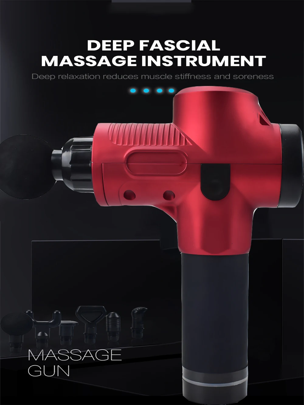 Body Electric Massager Fascia Massage Gun Muscle Vibrating Stimulator Cellulite Reduction Relaxing Slimming Fitness Pain Relief