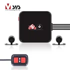 Моторегистратор VSYS M6L WiFi 1080P Full HD, видеорегистратор для мотоцикла с камерой заднего вида 720P, водонепроницаемый объектив с проводным дистанционным управлением