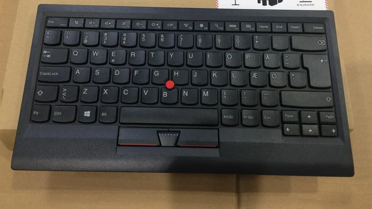 Беспроводная Bluetooth клавиатура для планшетных ПК с USB зарядкой Трекпойнт ThinkPad 0B47189