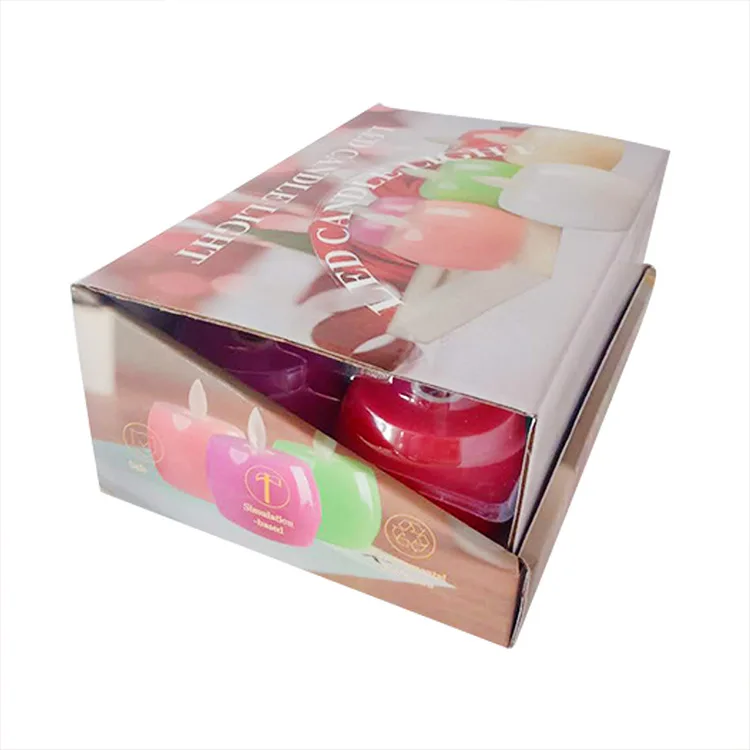 Креативная свеча в виде яблока светильник светодиодный домашний декор имитация