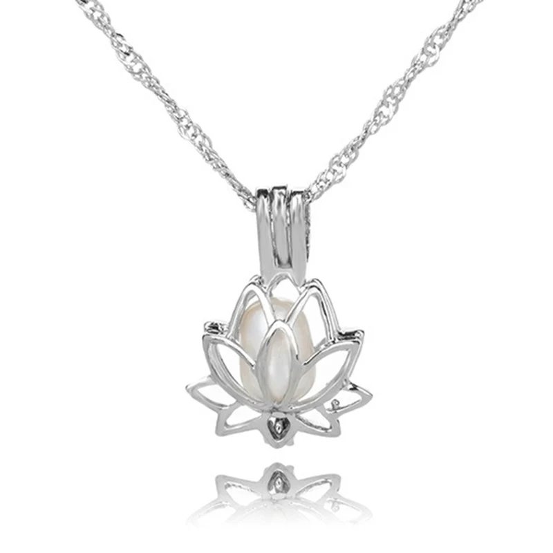 Fashion Pearl Cage Locket Pendant Jewelry Findings Essential Oil Diffuser For Oyster Women Gits Dropshipping | Украшения и