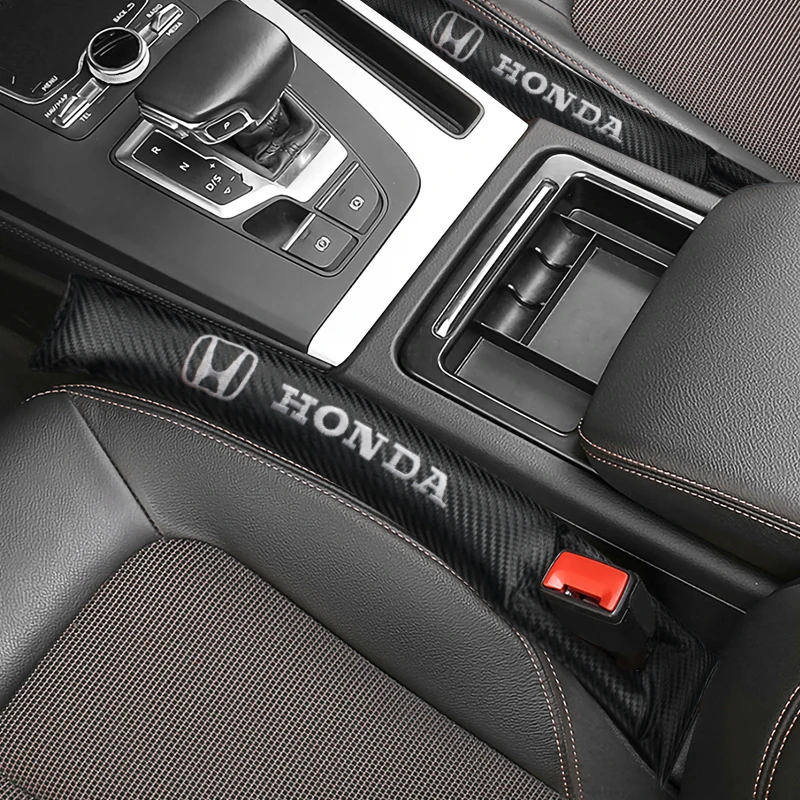 

1/2PCS Car Seat Gap Plug Leak proof Strip Gap Filler Pad For Honda Mugen Power Civic Accords CRV Hrv Jazz CBR VTX Accessories