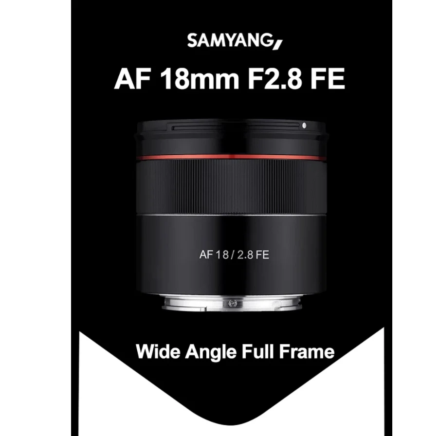Широкоугольный объектив Samyang 18 мм F2.8 с автофокусом и полной рамкой для Sony FE Mount