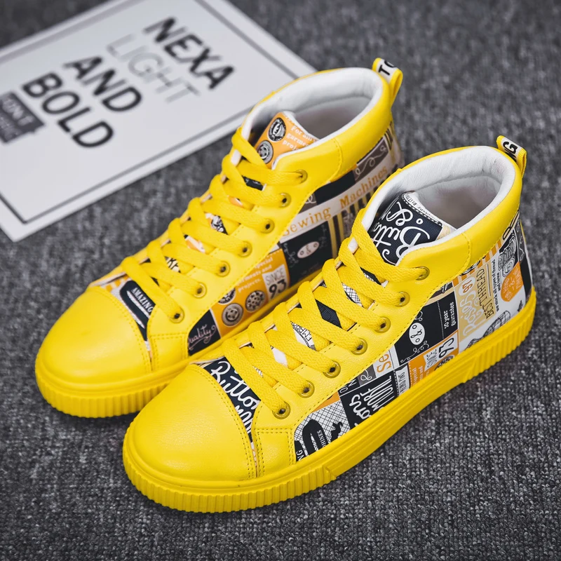 Кроссовки мужские/женские высокие парусиновая дышащая обувь на осень|Катание