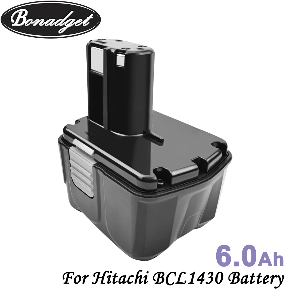 Bonadget BCL1430 2 шт 14 4 V 6000mAh литий ионный аккумулятор для Hitachi CJ14DL DH14DL EBL1430 BCL1415 батарея