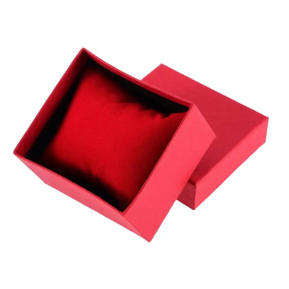 

Watch Box Bracelet Jewelry Box Exquisite Decoration Square Shape Cardboard Present Gift Container Case Earring Organizer
