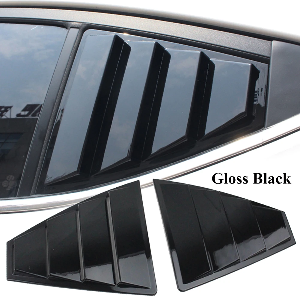 

Perfect match Black Side Vent Rear Window Quarter Louver Fit For Hyundai Elantra 2017-2019 Wholesale Quick delivery CSV