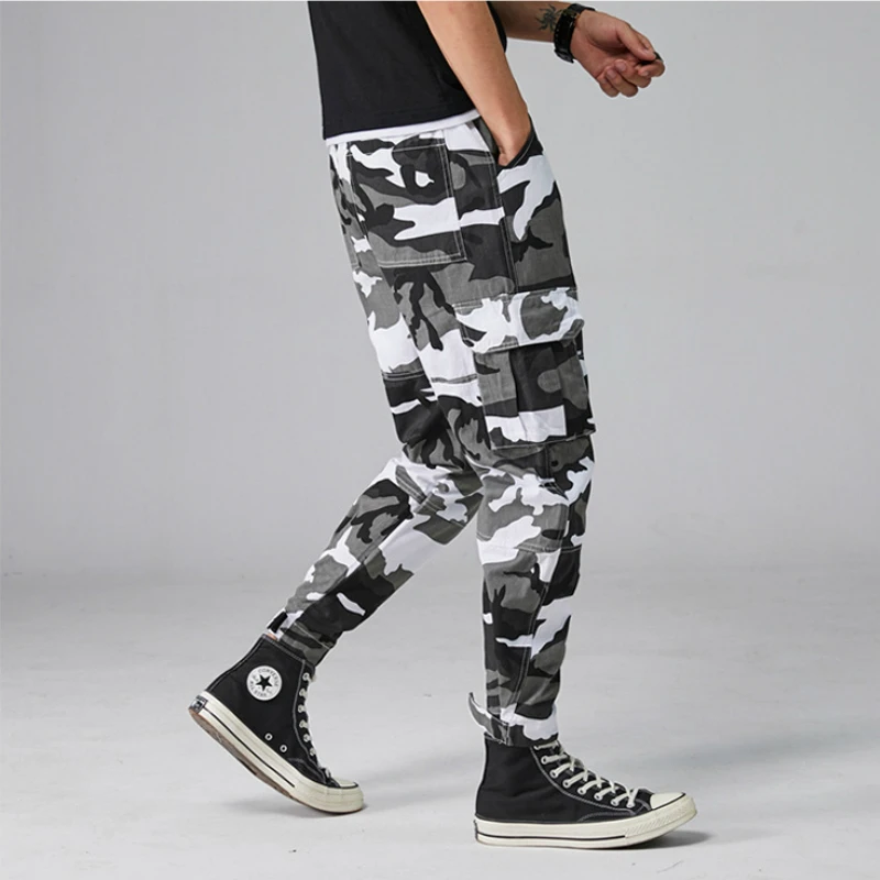 Мужская Уличная одежда длиной до бедер мужские камуфляжные брюки для бега