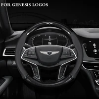 anti slip car steering wheel cover for genesis g70 g80 g90 gv80 2017 2018 2019 2020 2021 2022 automotive interior accessories