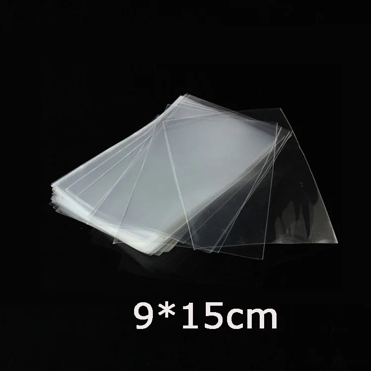 9x15cm 100 шт Чистый прозрачный пластик сумки для конфет леденец печенье Упаковка конфет мешок еды сувенир для свадебной вечеринки полипропиленовый подарочный пакет - Цвет: 9x15cm
