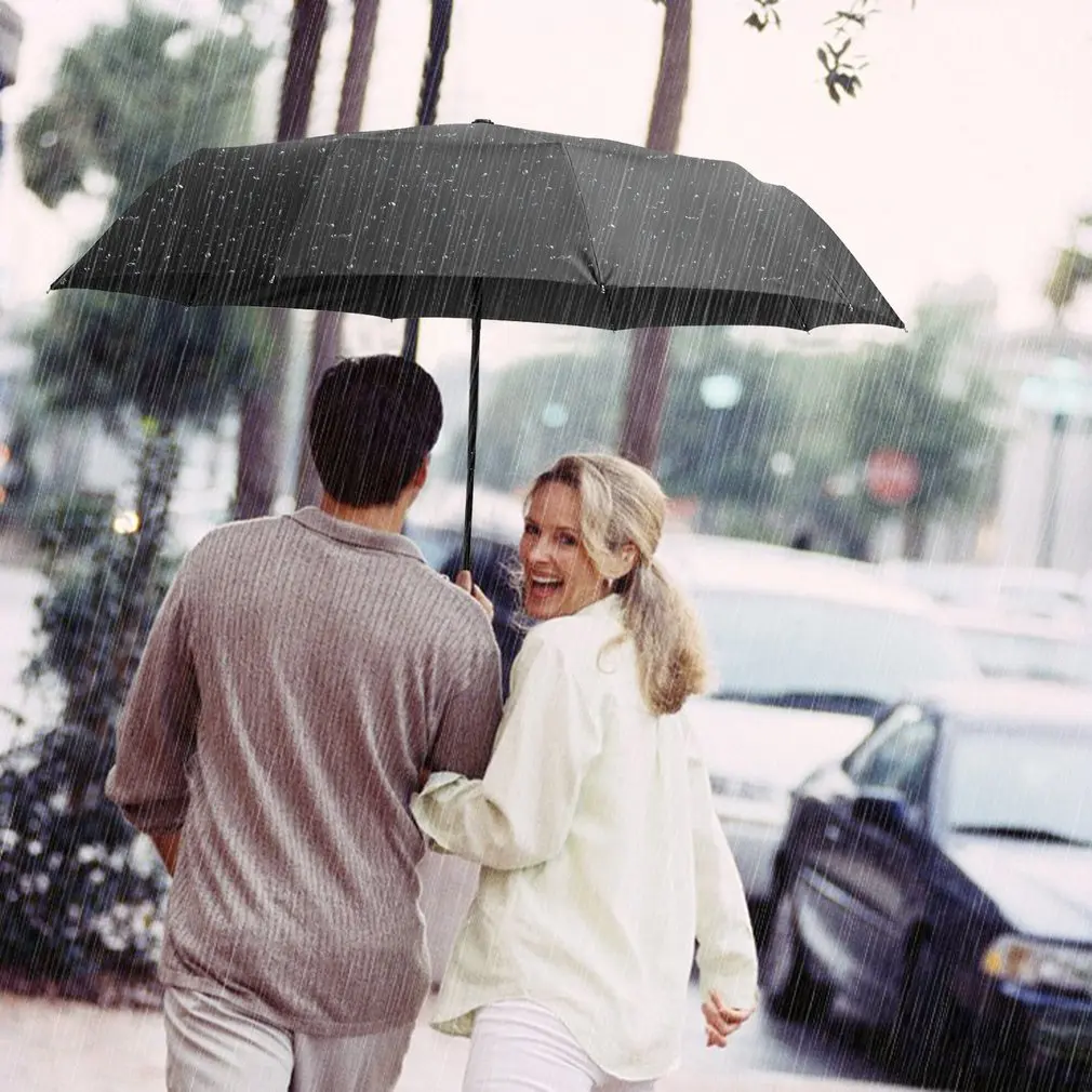 OUTAD механизм блокировки безопасности Ветрозащитный компактный дорожный зонт