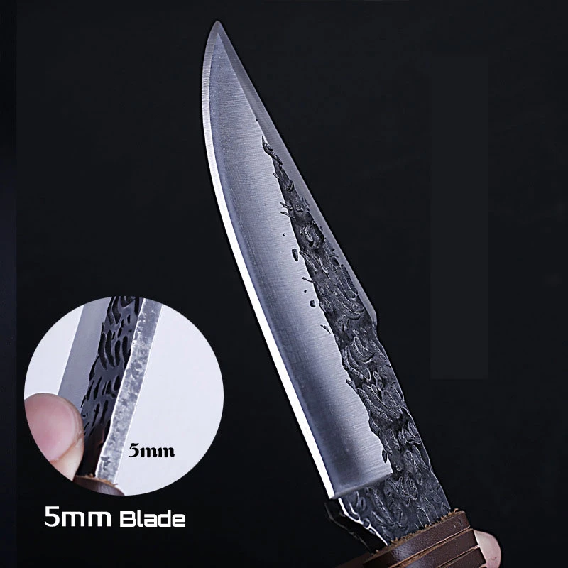 Высокая твердость 8CR13MOV Non Складная Ножи лагерные внешние резак фруктов карман