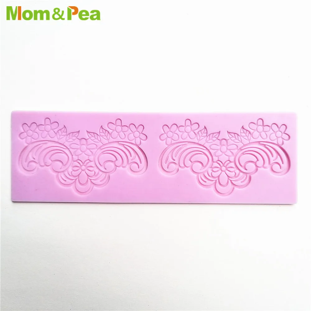 

KCL561 цветок кружевная подкладка силиконовая форма Сахарная паста Помадка Украшение торта 3D форма