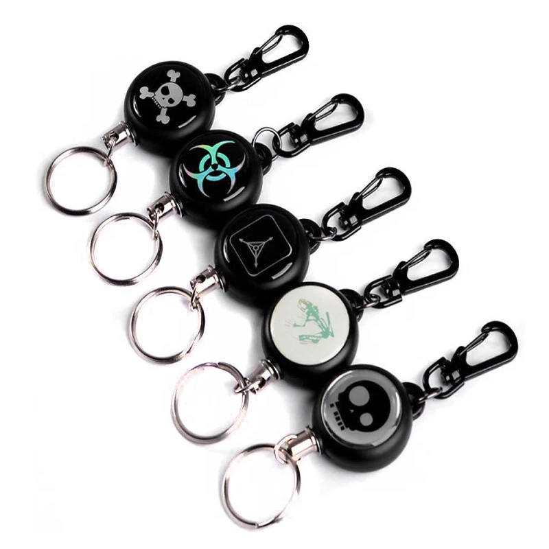 Брелок для ключей держатель с ремешком кольцо удостоверения личности зажим шнур