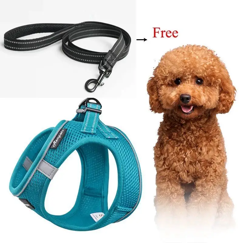 Светоотражающая шлейка для собак 2020 сетчатая жилет домашних животных не