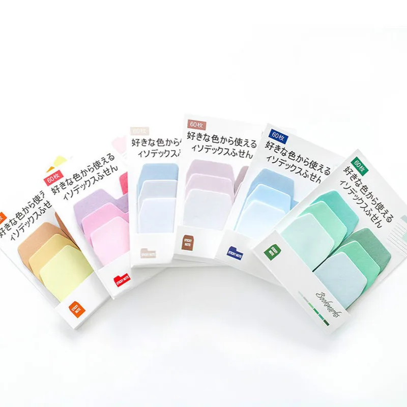 

60Sheets Memo Pad Sticky Note Paper Planner Stickers for School Teachers Students Office Staff Note Stationery Supplies