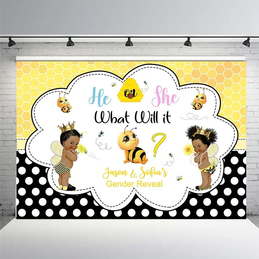 Фон для фотосъемки новорожденных принцесс и принц день рождения пчела студия