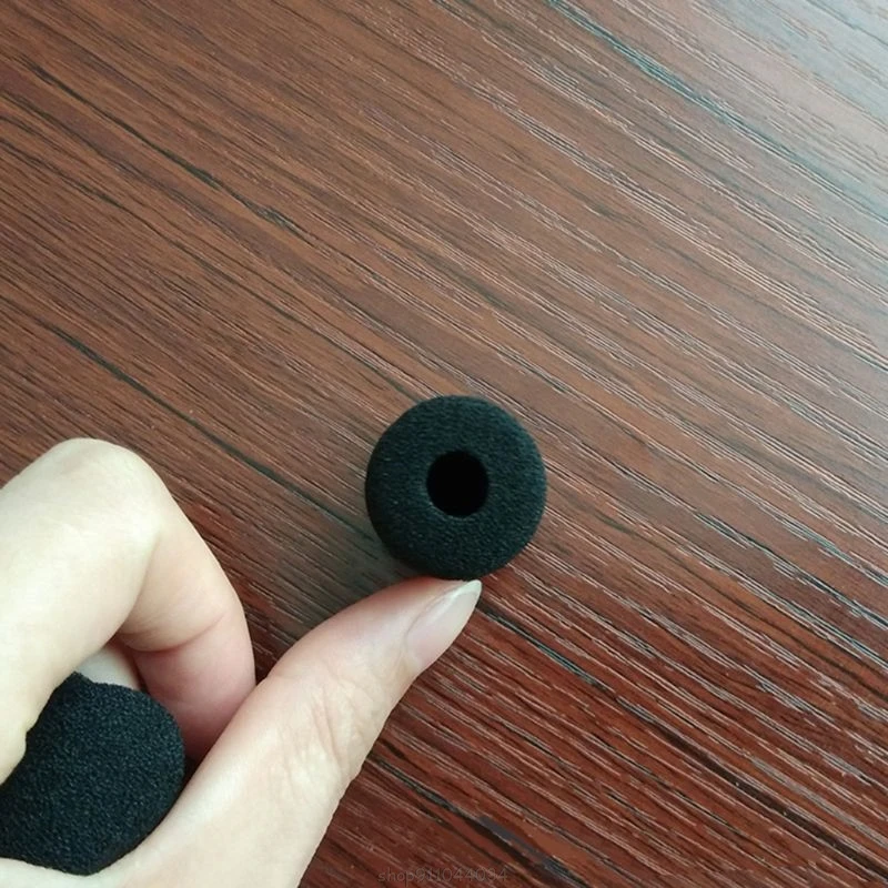 

5PCS Black Microphone Headset Foam Sponge Windscreen Mic Cover Ja22 21 Dropship