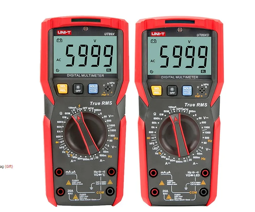 

Electric RMS Digital multimeter 20A high current digital multimeter NCV capacitor triode temperature test