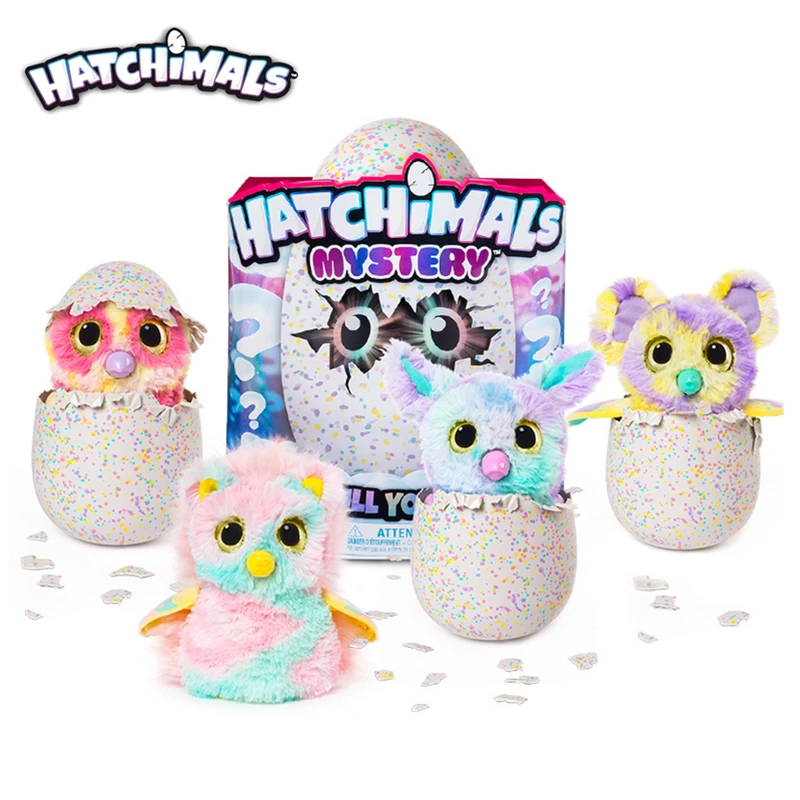 Натуральная Hatchimals тайна яйцо инкубационное электронные плюшевые ПЭТ в одном: