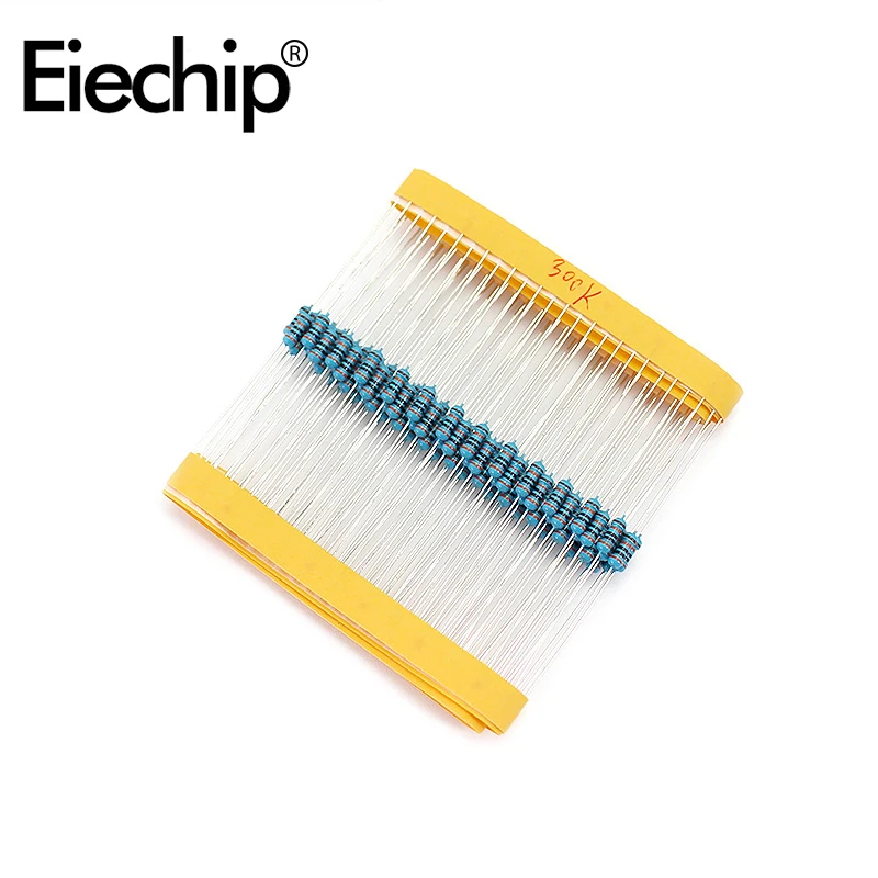 

100pcs/lot 1/4W 1% Metal film resistor 0.25W resistance 300K ohm Throught Hole