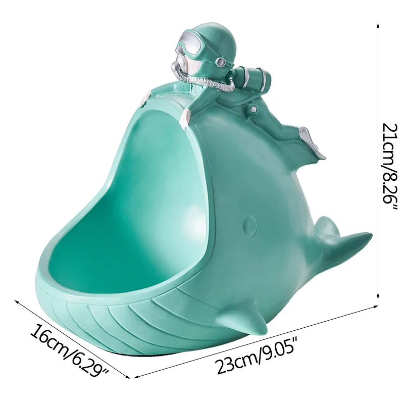 

Nordic Diver Statue Key Tray Resin Dried Fruit Storage Container Modern Room Decor Desktop Candy Ornament Home Decoration