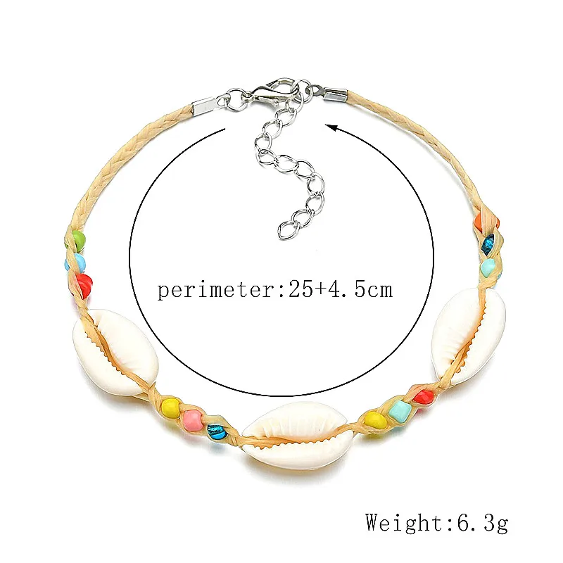 Новинка 2020 винтажные браслеты на ногу бусы из ракушек Морская звезда пляж для