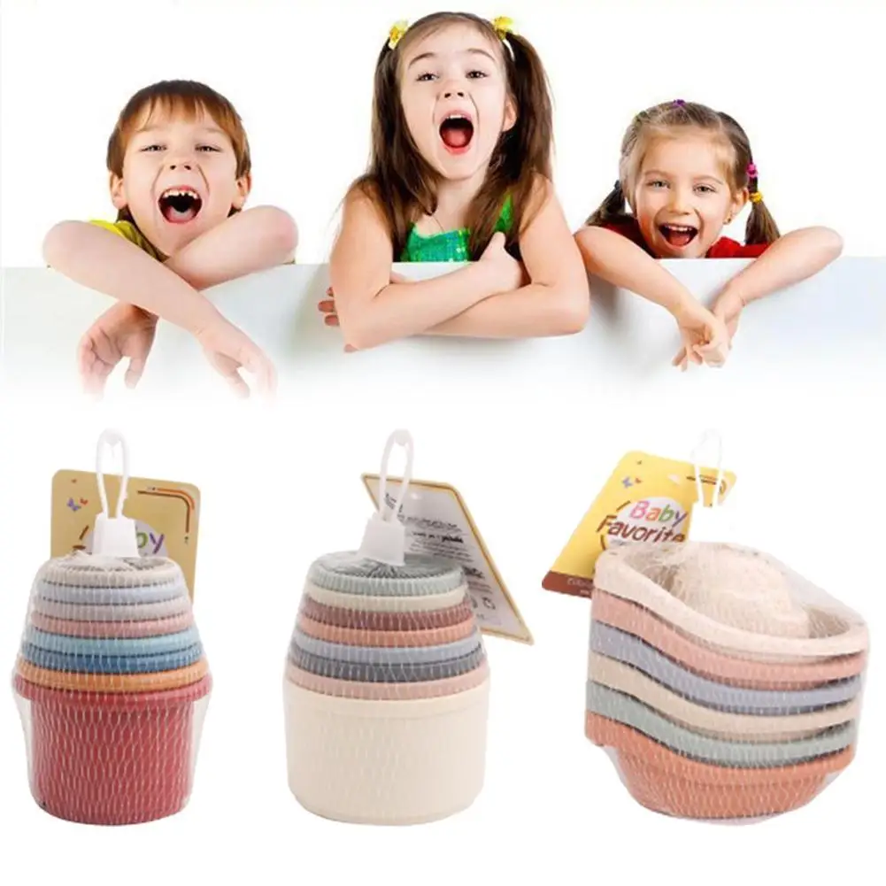 

Stacked Cups, Science And Education Bath Toys, Children's Educational Fun Cartoon Animals Layered Hourglass
