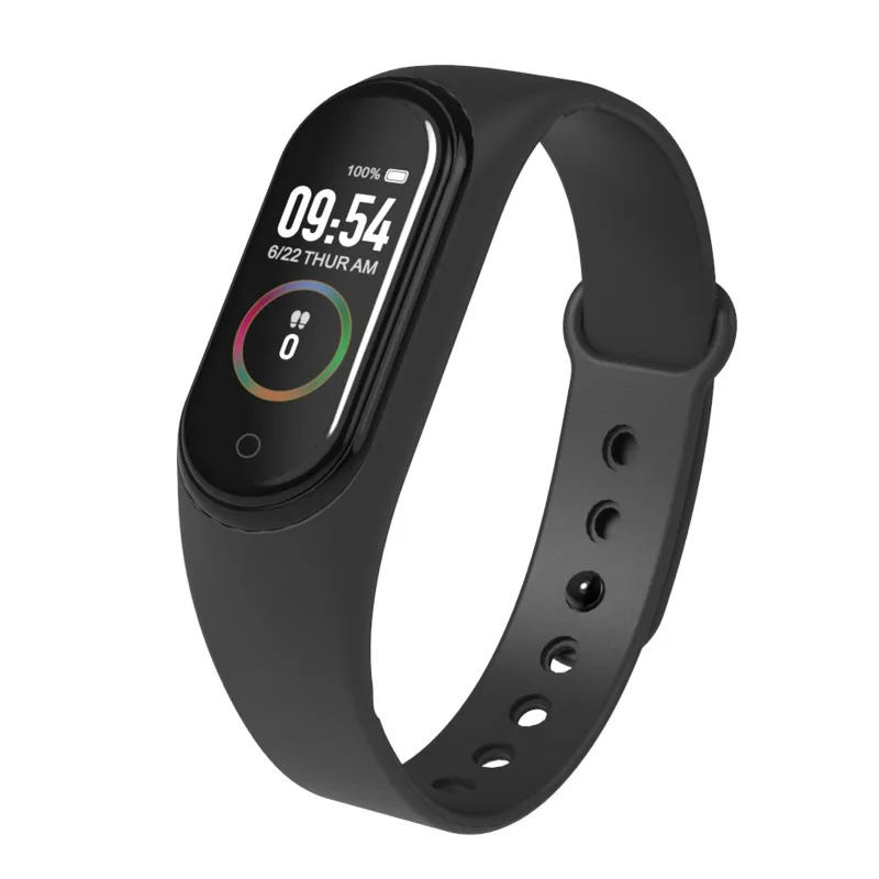 M4 Band Фитнес-браслет, трекер, браслет для здоровья, 5 в 1, умный браслет, монитор сердечного ритма, m4, smartband m3, с измерением давления - Цвет: M4 Band