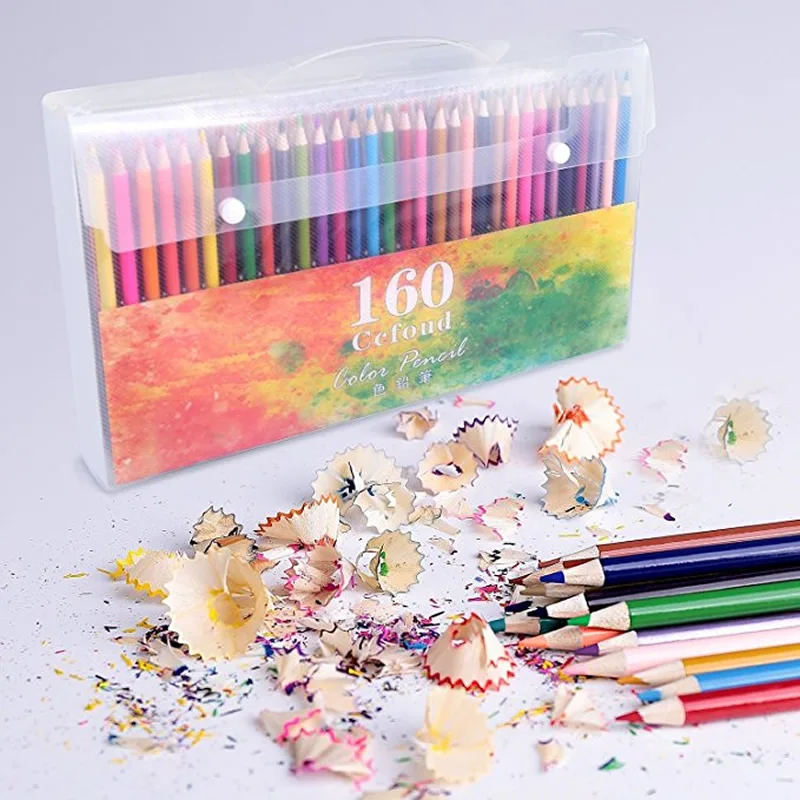 

120/160 Colors Wood Colored Pencils Set Lapis De Cor Artist Painting Oil Color Pencil For School Drawing Sketch Art Supplies