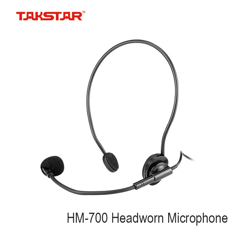 Гарнитура Takstar HM-700/ HM700 Проводная с микрофоном и голосовым усилителем - купить по