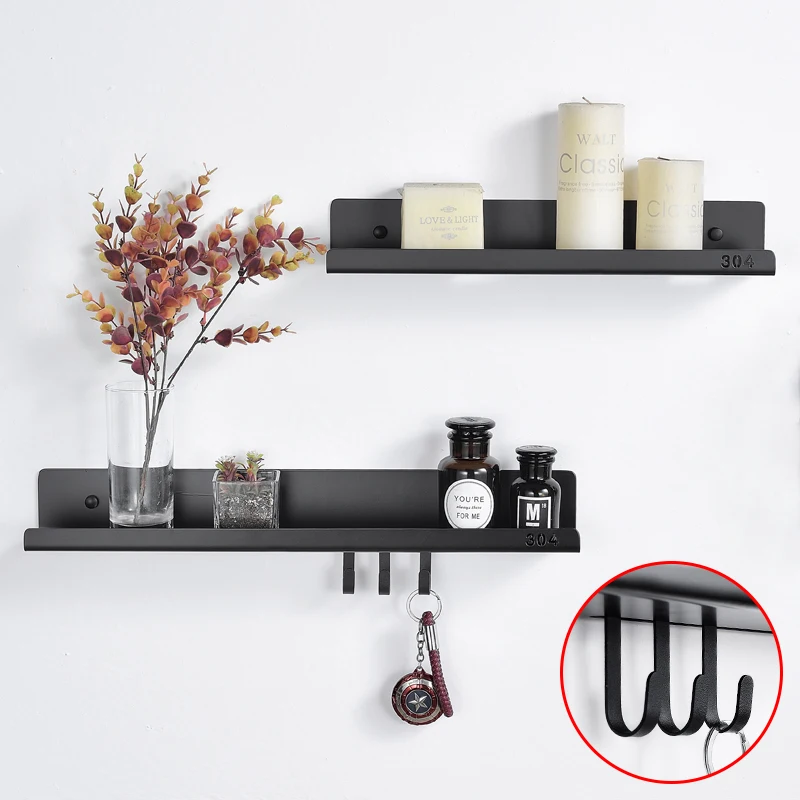 Полка для ванной комнаты черные полки из нержавеющей стали угловая полка душа