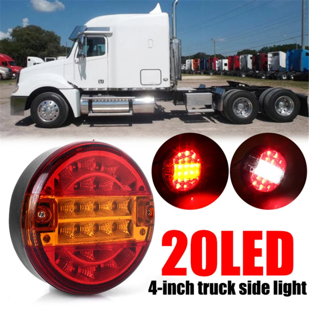 10 30 в светодиодные фонари 20 светодиодов задние предупреждающие огни для