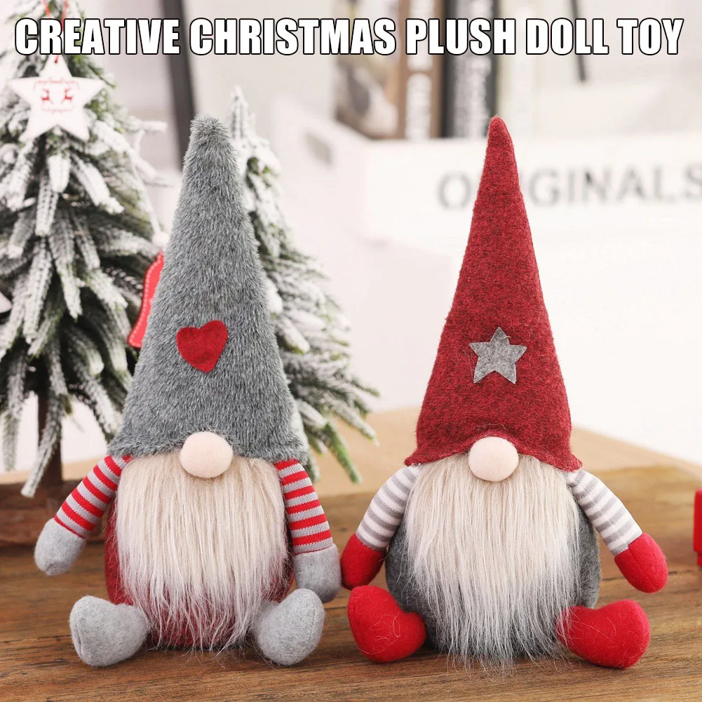 Рождественский Безликий гном Санта Рождественская елка подвесное украшение