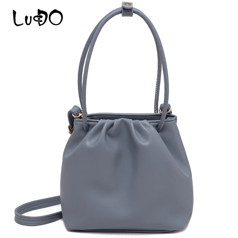 

LUCDO 2020 Summer NEW Fashion Bucket Bag Large Capacity Totes Luxury Handbags Women Bags Designer Shoulder Messenger Bags