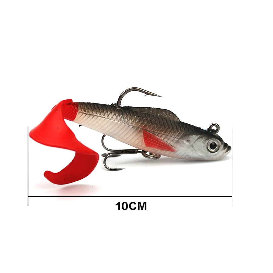5pcs Soft Lure Kit Set 9-14g Wobblers Artificial Bait Silicone Sea Fishing Lures Bass Carp Lead Head Fish Jig Baits | Спорт и
