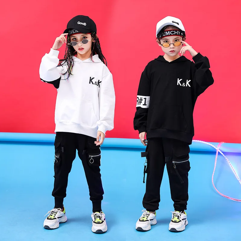 Детская модная одежда в стиле хип-хоп толстовка рубашка пуловер повседневные