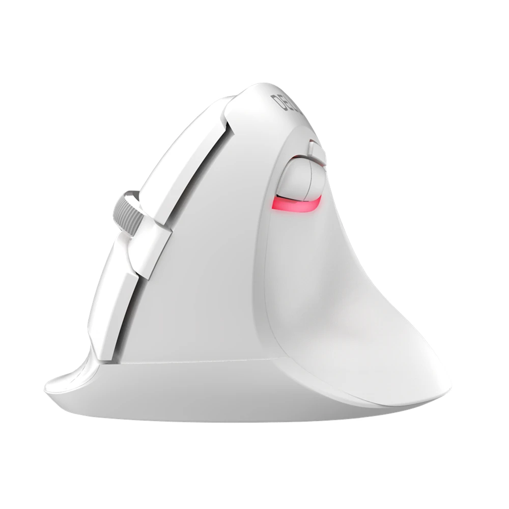 White Delux M618Mini GX 2,4 ГГц Беспроводная вертикальная мышь 6 кнопок 1600 dpi Эргономичный дизайн компьютерные мини USB мыши для windows ноутбука ПК - Цвет: White