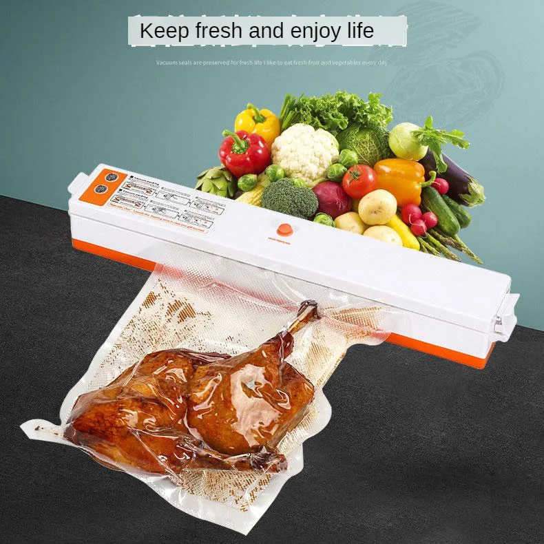 Small Full-automatic Vacuum Packaging Machine Household Line Bag Food Vacuum Packing Film Sealing Machine For Food