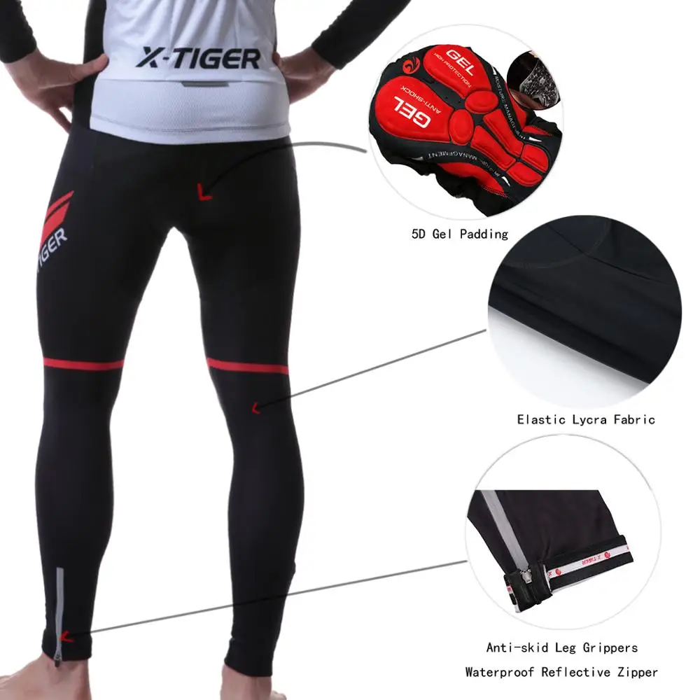 X Tiger длинный рукав Велоспорт Джерси набор весна MTB велосипедная Одежда для
