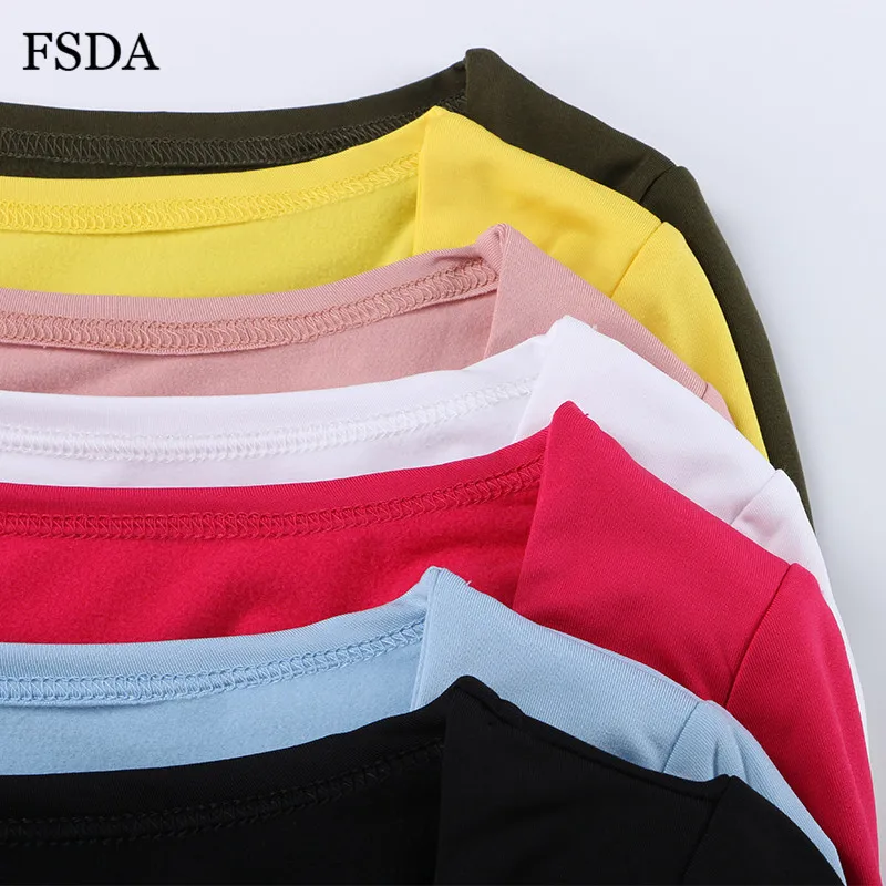 Женское трикотажное боди FSDA повседневное однотонное с длинным рукавом и