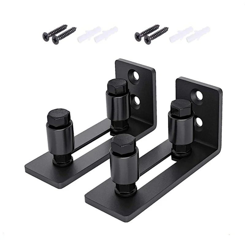 Новый черный Регулируемый напольный роликовый шкафчик для раздвижной двери