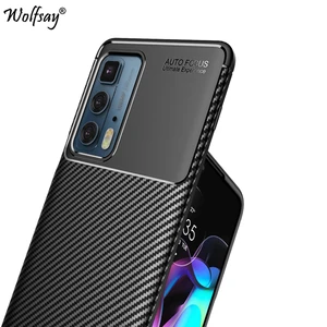 for motorola edge 20 pro case bumper anti knock silicone carbon fiber cover for motorola edge 20 pro case for moto edge 20 pro free global shipping